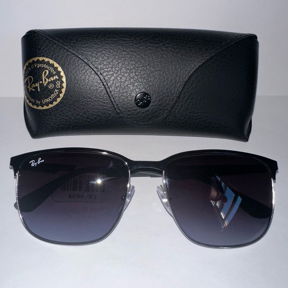 RayBan RB 3569 Sunglasses In Black and Silver